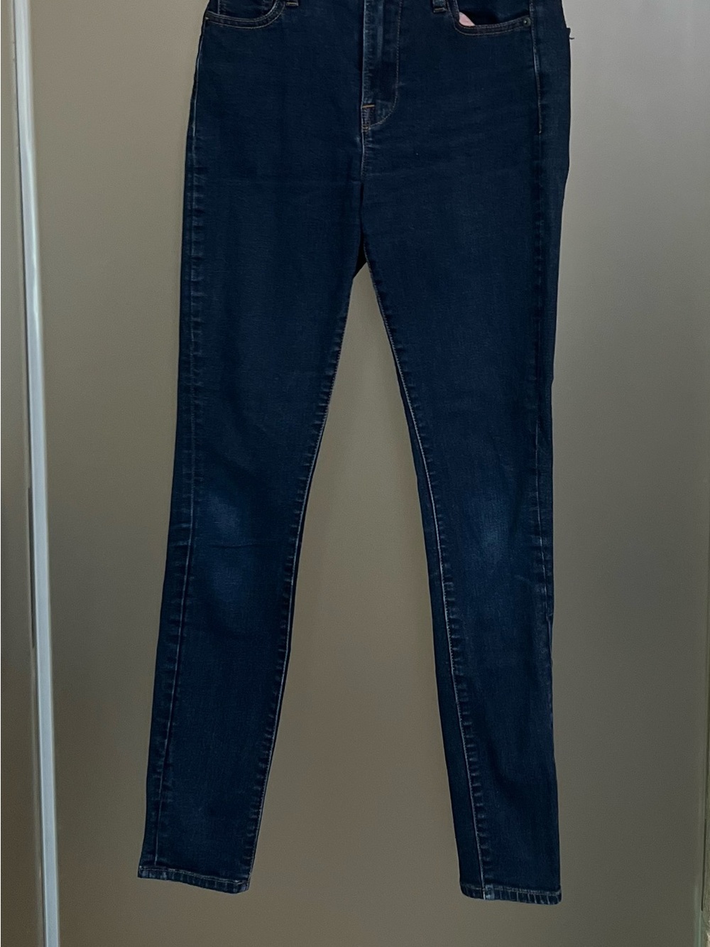 Lucky Brand Dark Blue High Waist Skinny Jeans